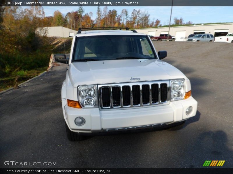 Stone White / Dark Khaki/Light Graystone 2006 Jeep Commander Limited 4x4