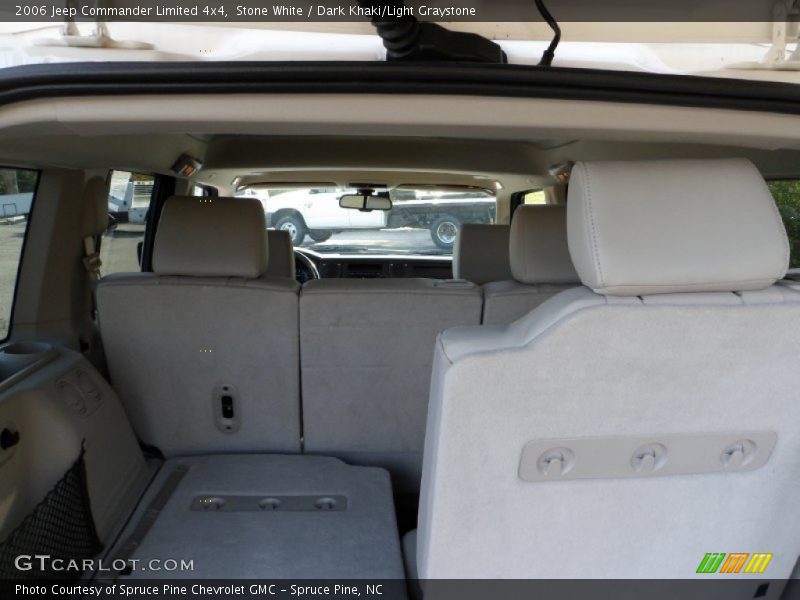 Stone White / Dark Khaki/Light Graystone 2006 Jeep Commander Limited 4x4