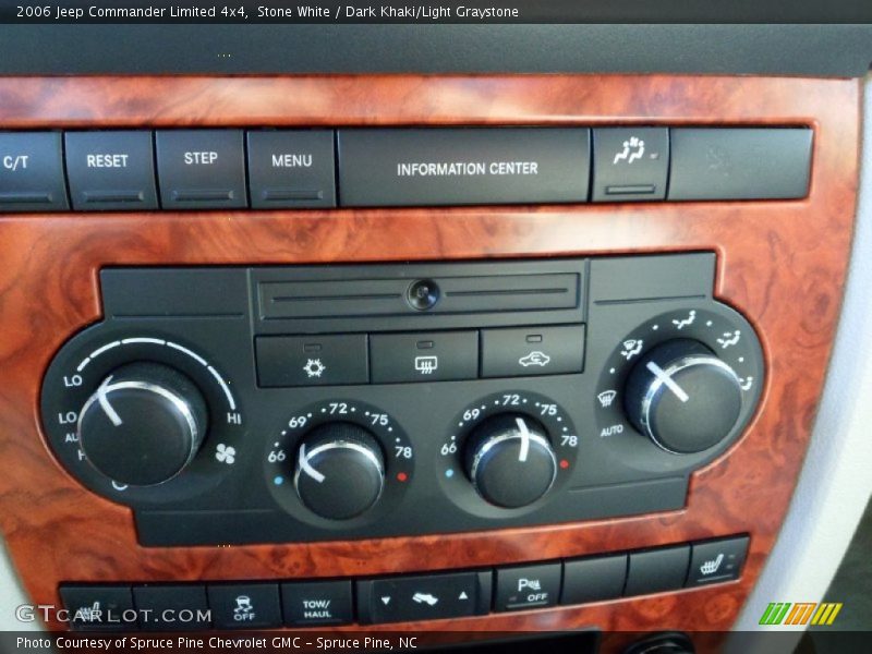 Stone White / Dark Khaki/Light Graystone 2006 Jeep Commander Limited 4x4