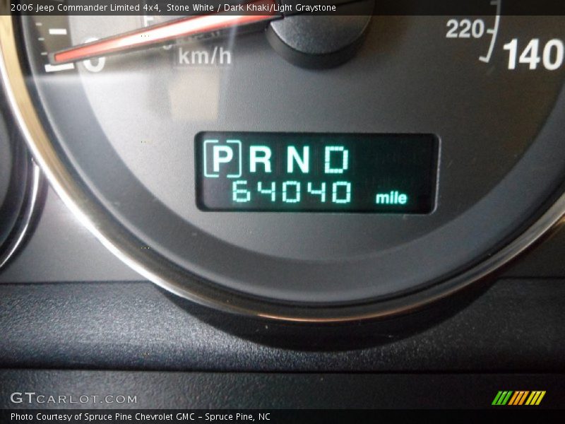 Stone White / Dark Khaki/Light Graystone 2006 Jeep Commander Limited 4x4