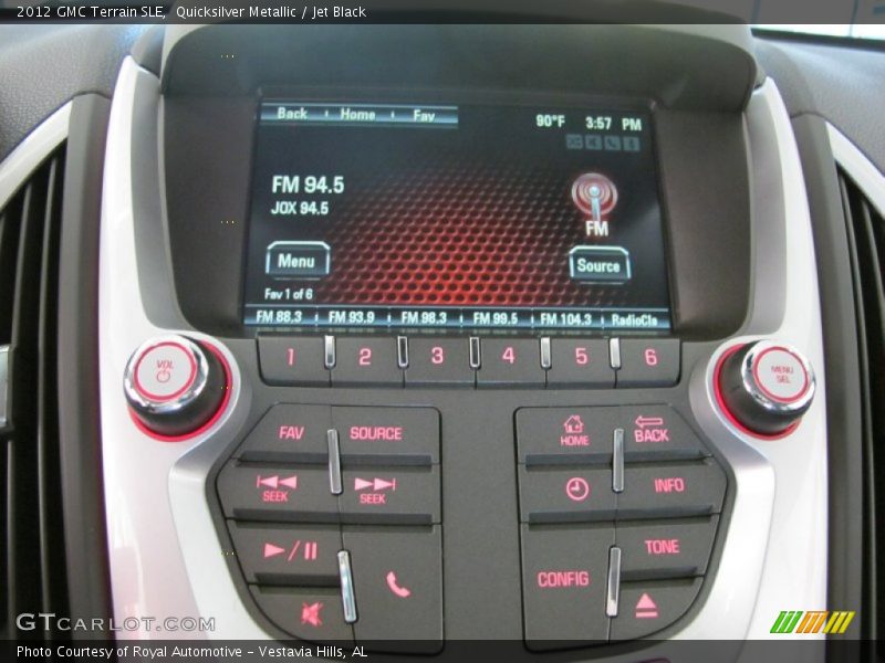 Quicksilver Metallic / Jet Black 2012 GMC Terrain SLE