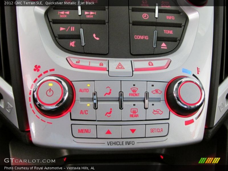 Controls of 2012 Terrain SLE