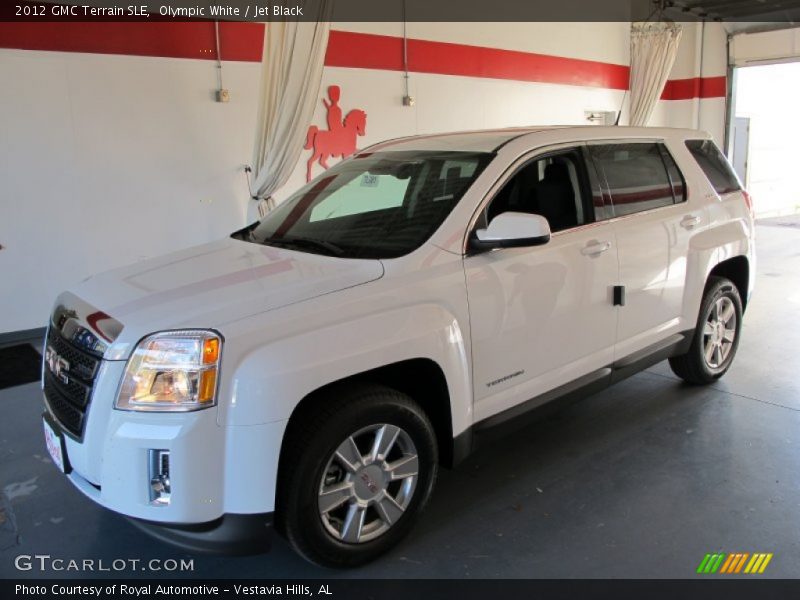 Olympic White / Jet Black 2012 GMC Terrain SLE