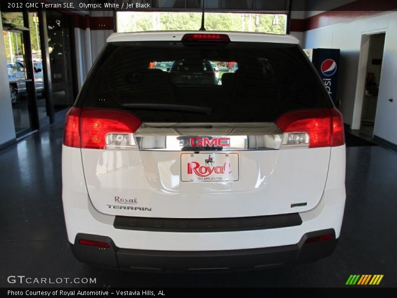 Olympic White / Jet Black 2012 GMC Terrain SLE