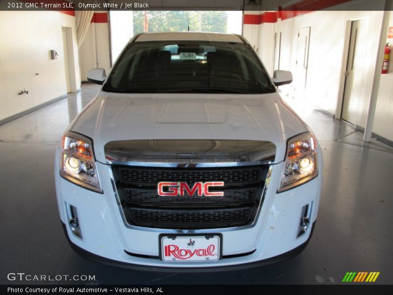 Olympic White / Jet Black 2012 GMC Terrain SLE