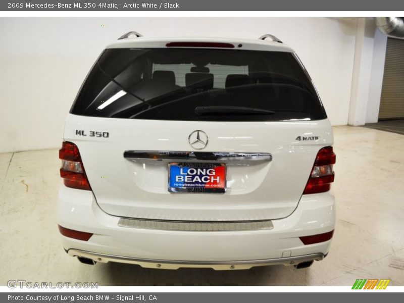 Arctic White / Black 2009 Mercedes-Benz ML 350 4Matic