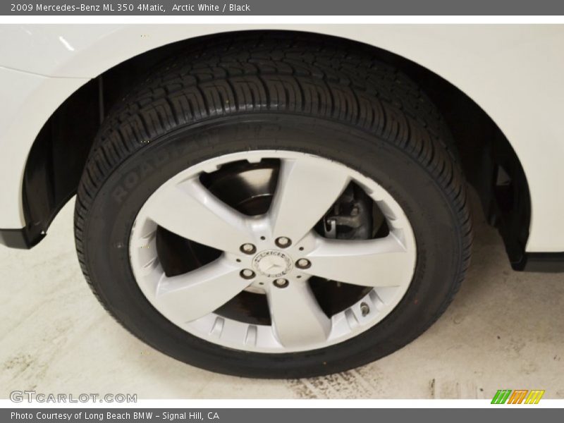 Arctic White / Black 2009 Mercedes-Benz ML 350 4Matic