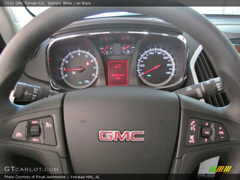 Olympic White / Jet Black 2012 GMC Terrain SLE
