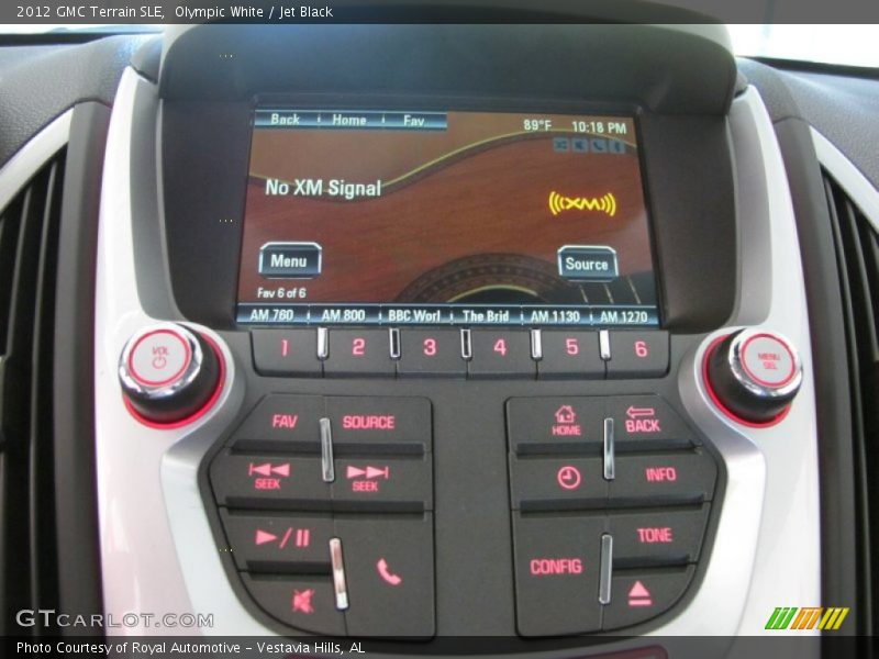 Olympic White / Jet Black 2012 GMC Terrain SLE