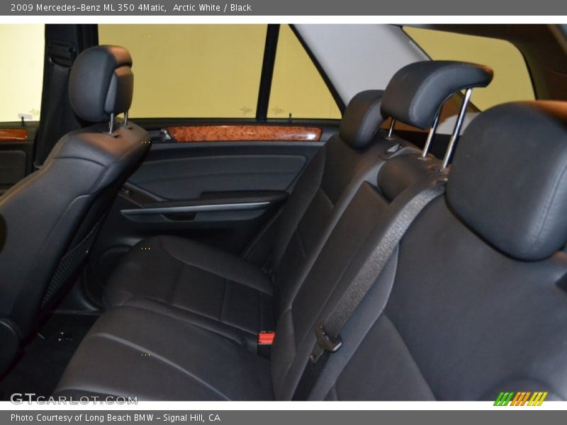Arctic White / Black 2009 Mercedes-Benz ML 350 4Matic