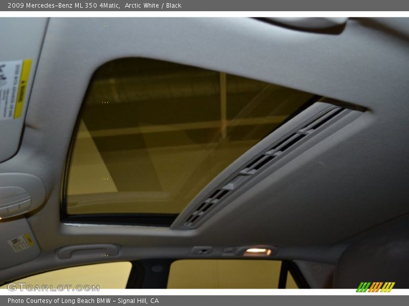 Sunroof of 2009 ML 350 4Matic