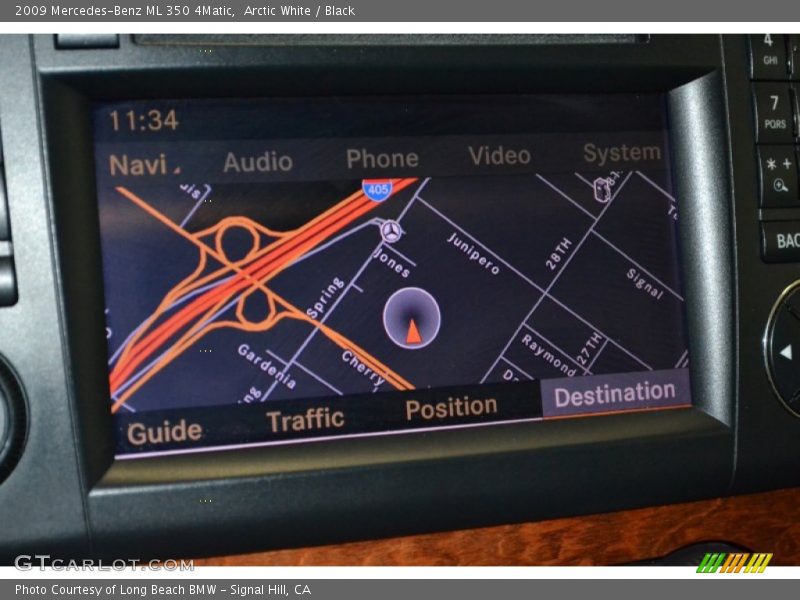 Navigation of 2009 ML 350 4Matic