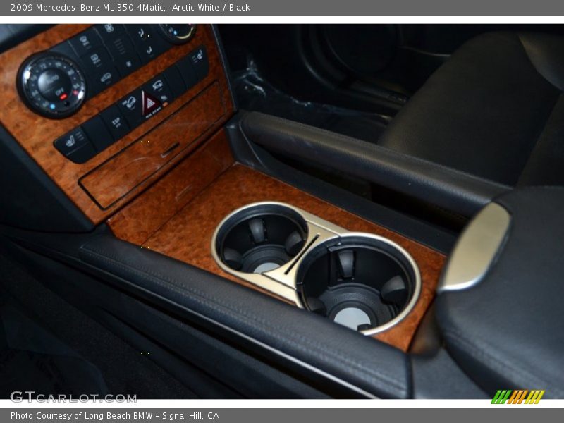 Arctic White / Black 2009 Mercedes-Benz ML 350 4Matic