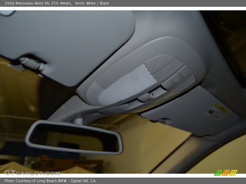 Arctic White / Black 2009 Mercedes-Benz ML 350 4Matic