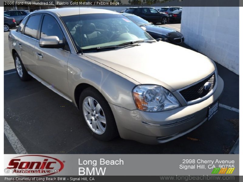 Pueblo Gold Metallic / Pebble Beige 2006 Ford Five Hundred SE