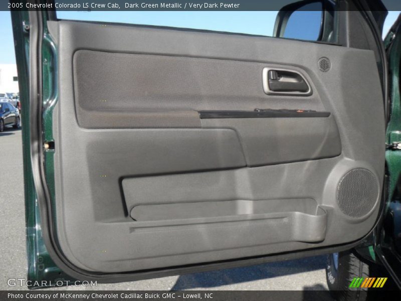 Dark Green Metallic / Very Dark Pewter 2005 Chevrolet Colorado LS Crew Cab