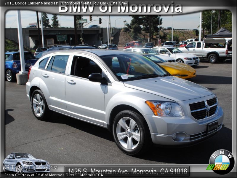 Bright Silver Metallic / Dark Slate Gray 2011 Dodge Caliber Mainstreet