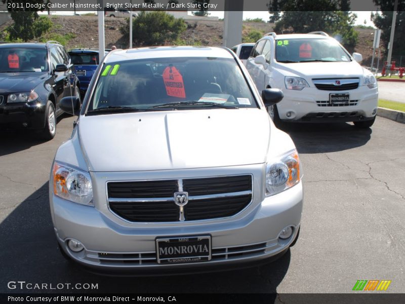 Bright Silver Metallic / Dark Slate Gray 2011 Dodge Caliber Mainstreet