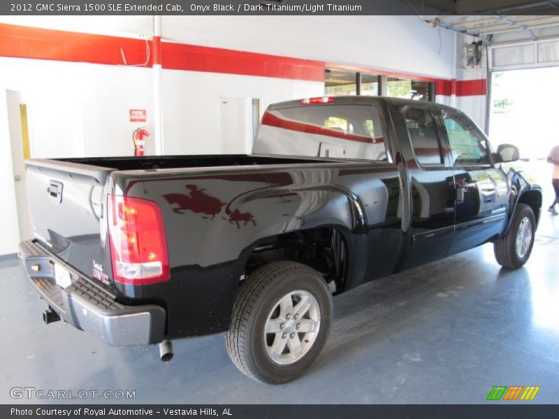 Onyx Black / Dark Titanium/Light Titanium 2012 GMC Sierra 1500 SLE Extended Cab