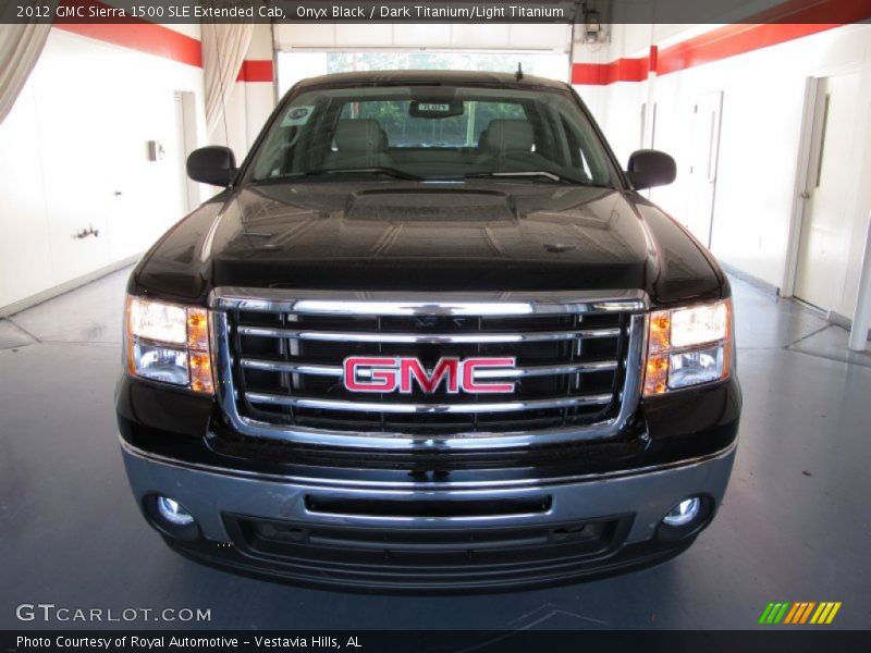 Onyx Black / Dark Titanium/Light Titanium 2012 GMC Sierra 1500 SLE Extended Cab