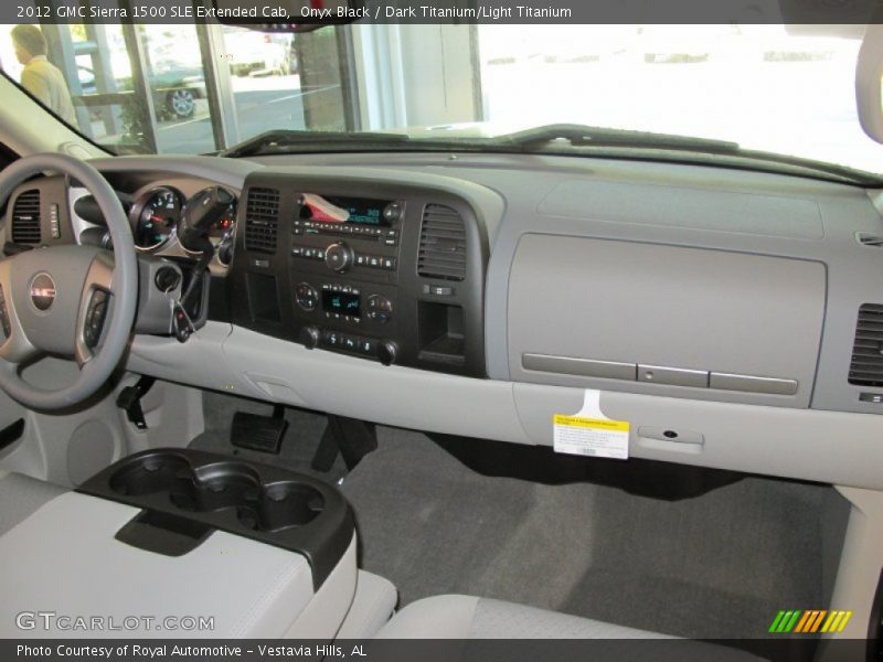 Onyx Black / Dark Titanium/Light Titanium 2012 GMC Sierra 1500 SLE Extended Cab