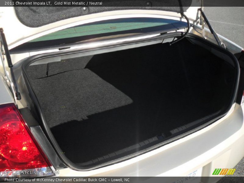Gold Mist Metallic / Neutral 2011 Chevrolet Impala LT