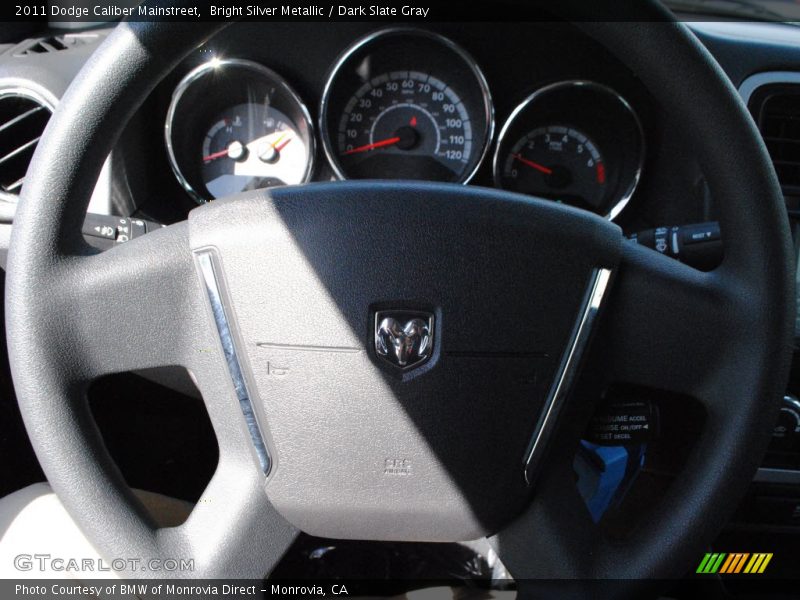 Bright Silver Metallic / Dark Slate Gray 2011 Dodge Caliber Mainstreet