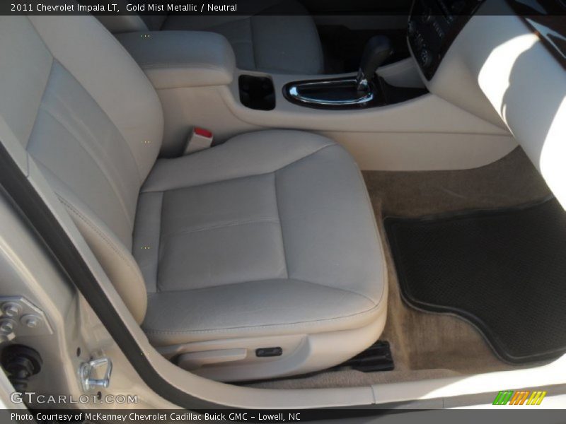 Gold Mist Metallic / Neutral 2011 Chevrolet Impala LT