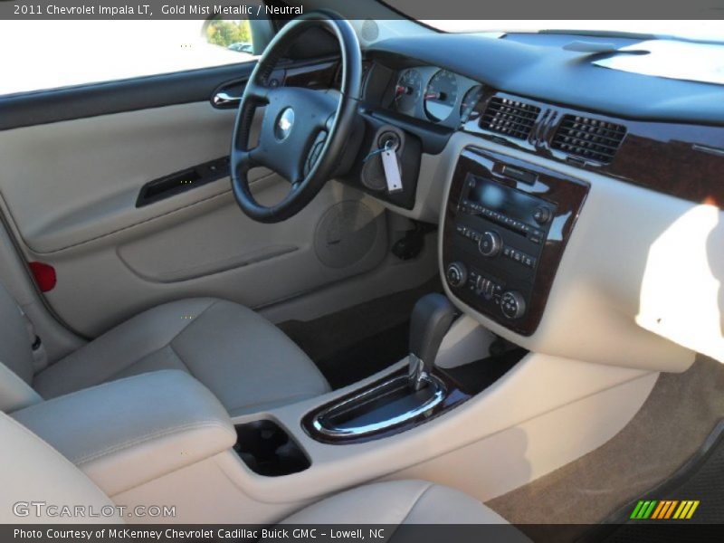 Gold Mist Metallic / Neutral 2011 Chevrolet Impala LT