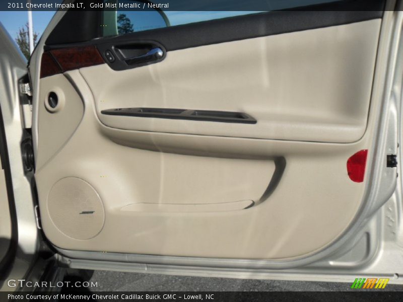 Gold Mist Metallic / Neutral 2011 Chevrolet Impala LT