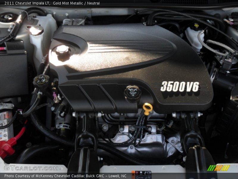 Gold Mist Metallic / Neutral 2011 Chevrolet Impala LT