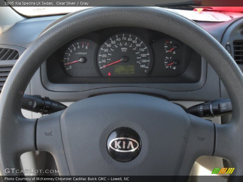 Clear Silver / Gray 2005 Kia Spectra LX Sedan