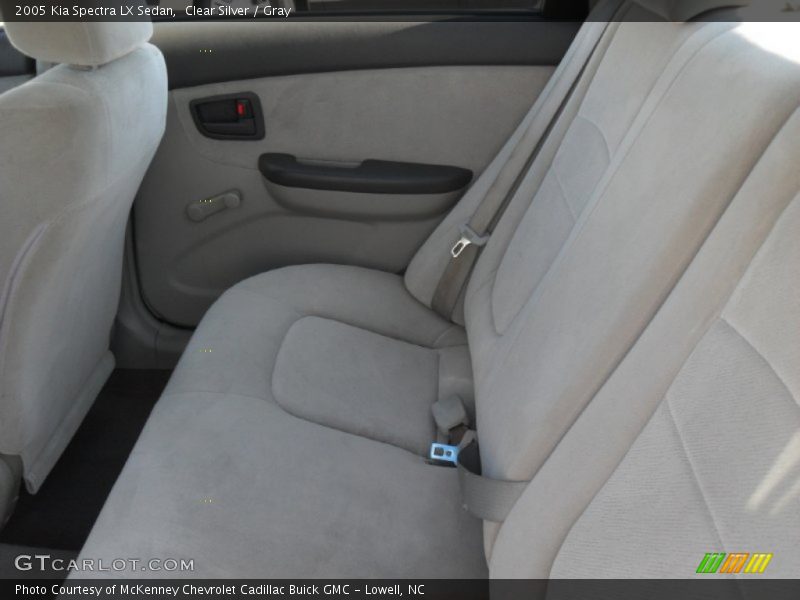 Clear Silver / Gray 2005 Kia Spectra LX Sedan
