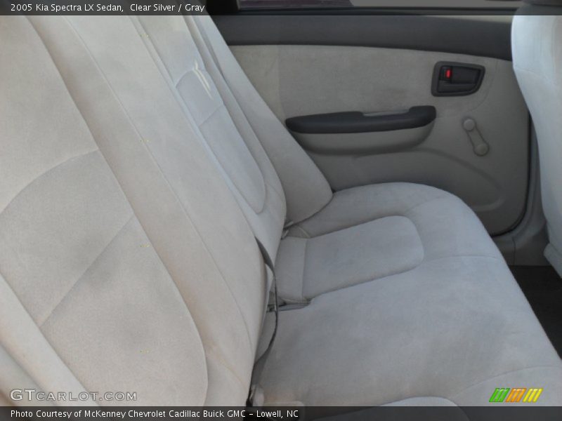 Clear Silver / Gray 2005 Kia Spectra LX Sedan