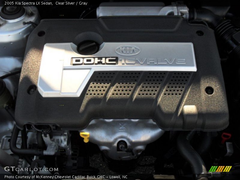 Clear Silver / Gray 2005 Kia Spectra LX Sedan