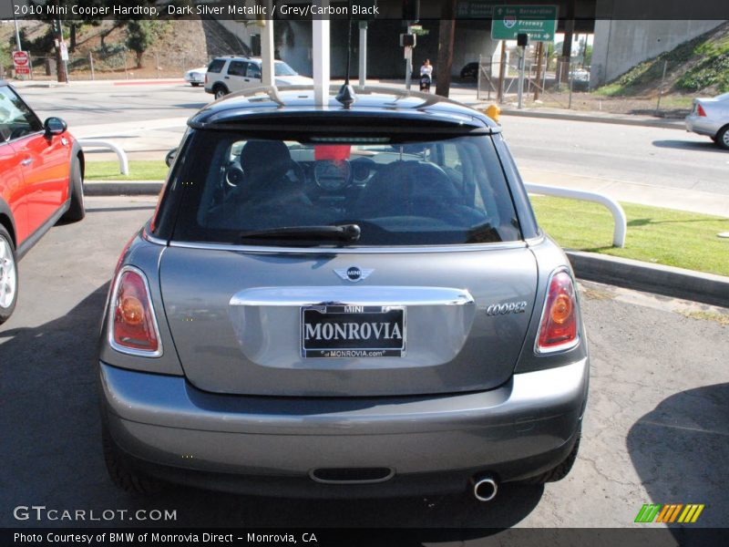 Dark Silver Metallic / Grey/Carbon Black 2010 Mini Cooper Hardtop