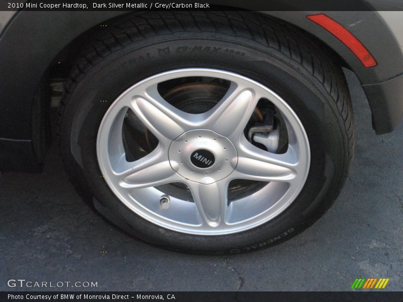 Dark Silver Metallic / Grey/Carbon Black 2010 Mini Cooper Hardtop