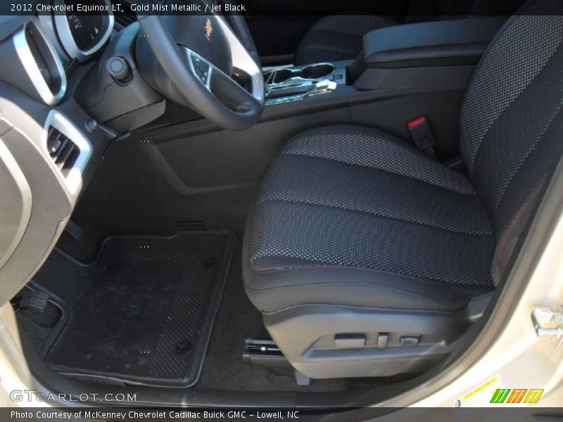 Gold Mist Metallic / Jet Black 2012 Chevrolet Equinox LT