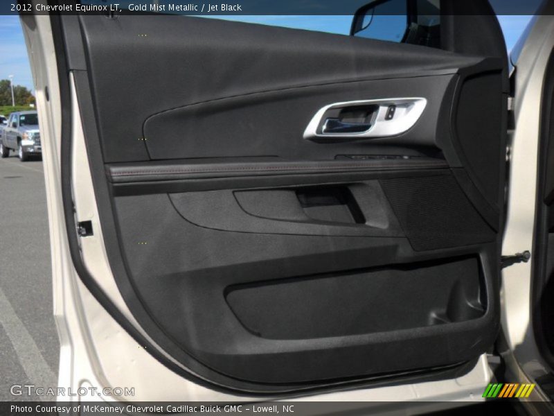 Gold Mist Metallic / Jet Black 2012 Chevrolet Equinox LT