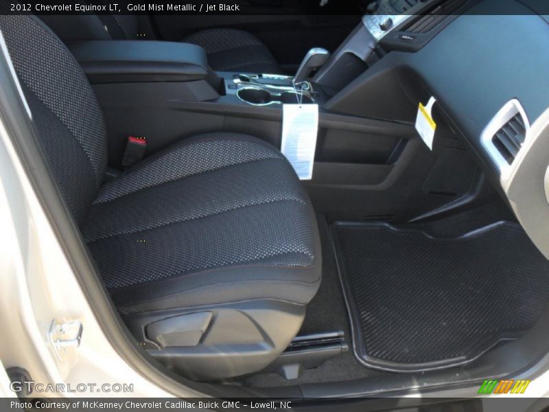 Gold Mist Metallic / Jet Black 2012 Chevrolet Equinox LT