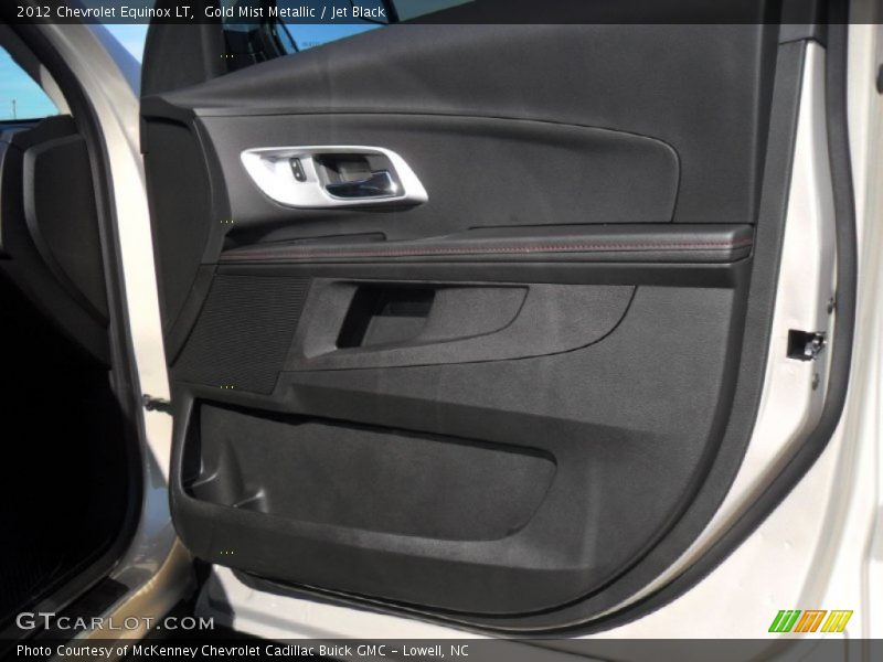 Gold Mist Metallic / Jet Black 2012 Chevrolet Equinox LT
