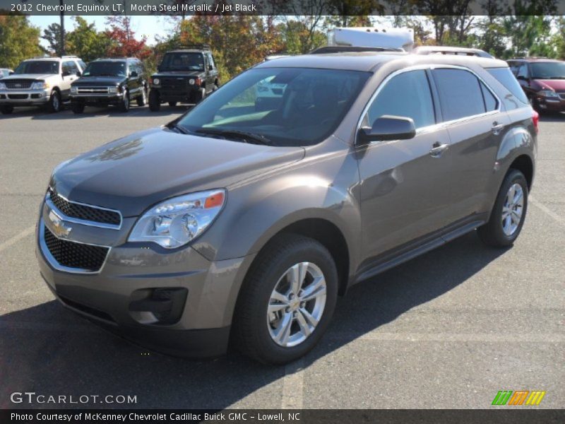 Mocha Steel Metallic / Jet Black 2012 Chevrolet Equinox LT