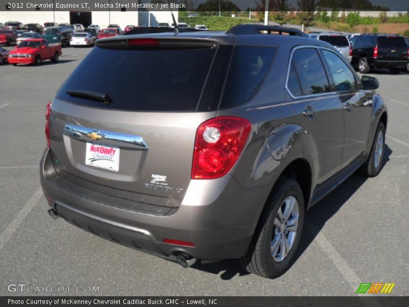 Mocha Steel Metallic / Jet Black 2012 Chevrolet Equinox LT