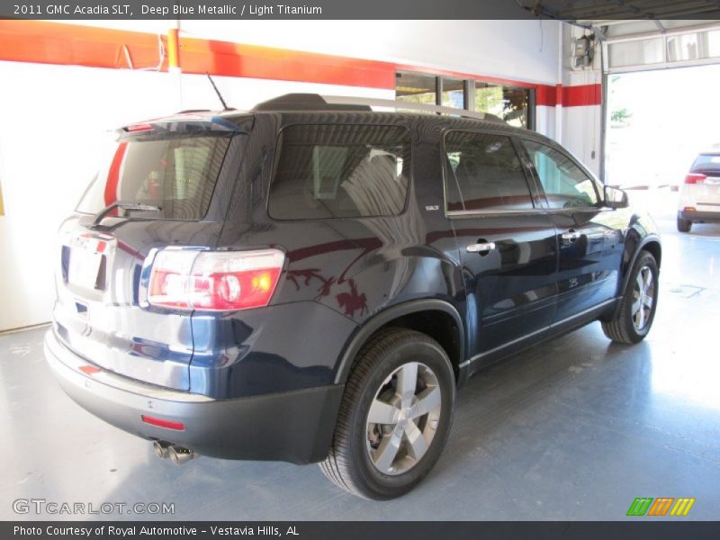 Deep Blue Metallic / Light Titanium 2011 GMC Acadia SLT
