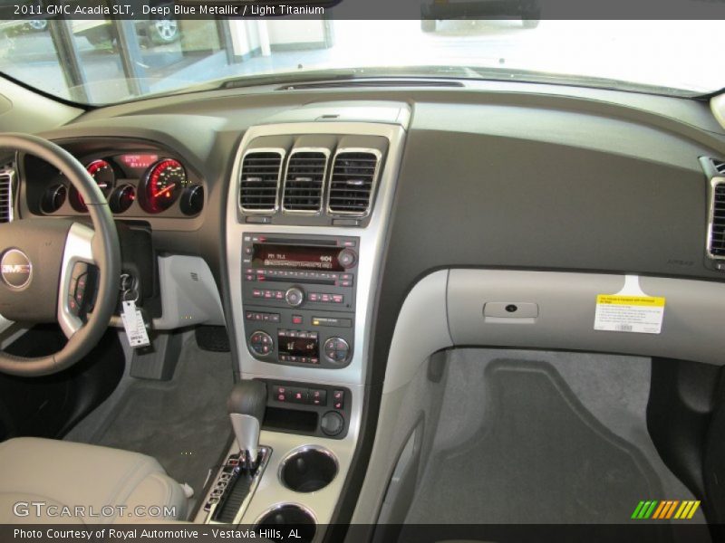 Deep Blue Metallic / Light Titanium 2011 GMC Acadia SLT