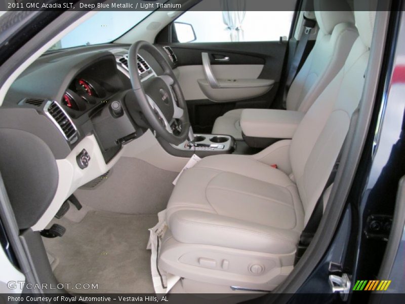Deep Blue Metallic / Light Titanium 2011 GMC Acadia SLT