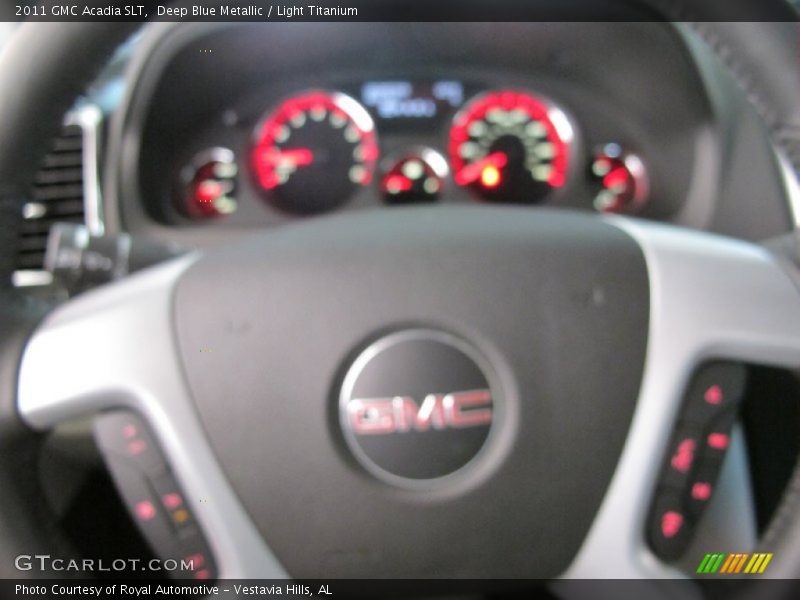 Deep Blue Metallic / Light Titanium 2011 GMC Acadia SLT