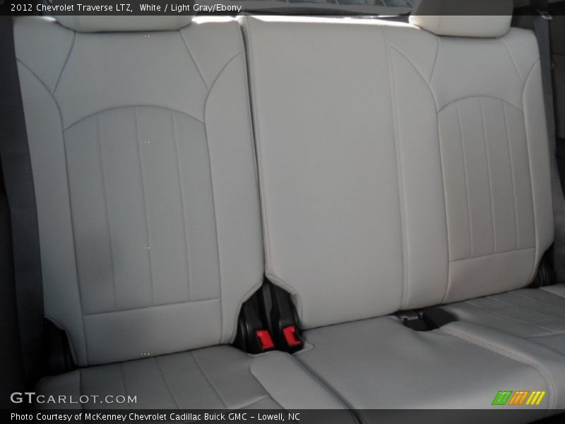 White / Light Gray/Ebony 2012 Chevrolet Traverse LTZ