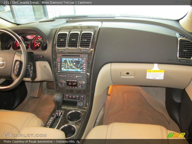 White Diamond Tintcoat / Cashmere 2011 GMC Acadia Denali
