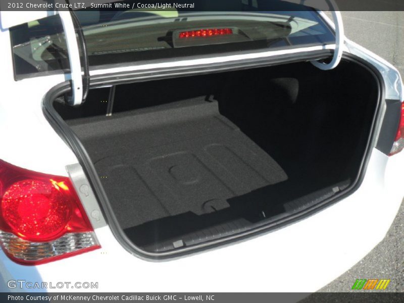 Summit White / Cocoa/Light Neutral 2012 Chevrolet Cruze LTZ